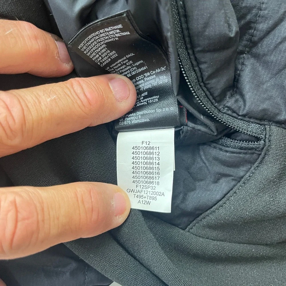 The North Face Summit Series Mens XXL Black Primaloft Insulated Hooded Jacket